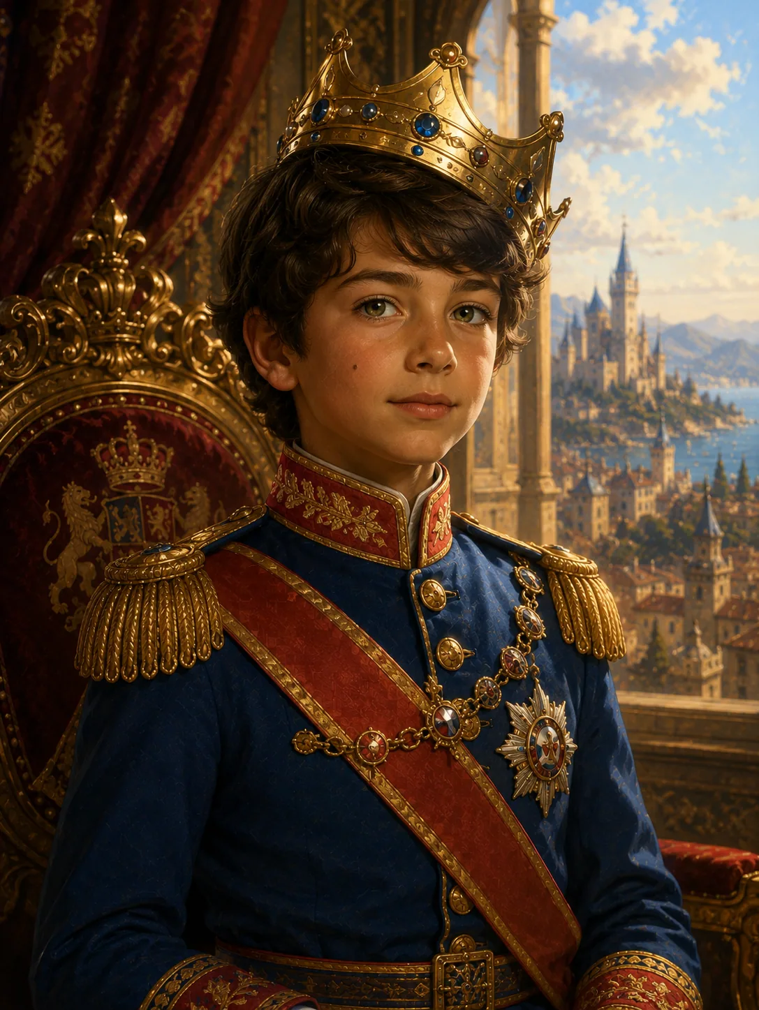 Matt — the nine-year-old king