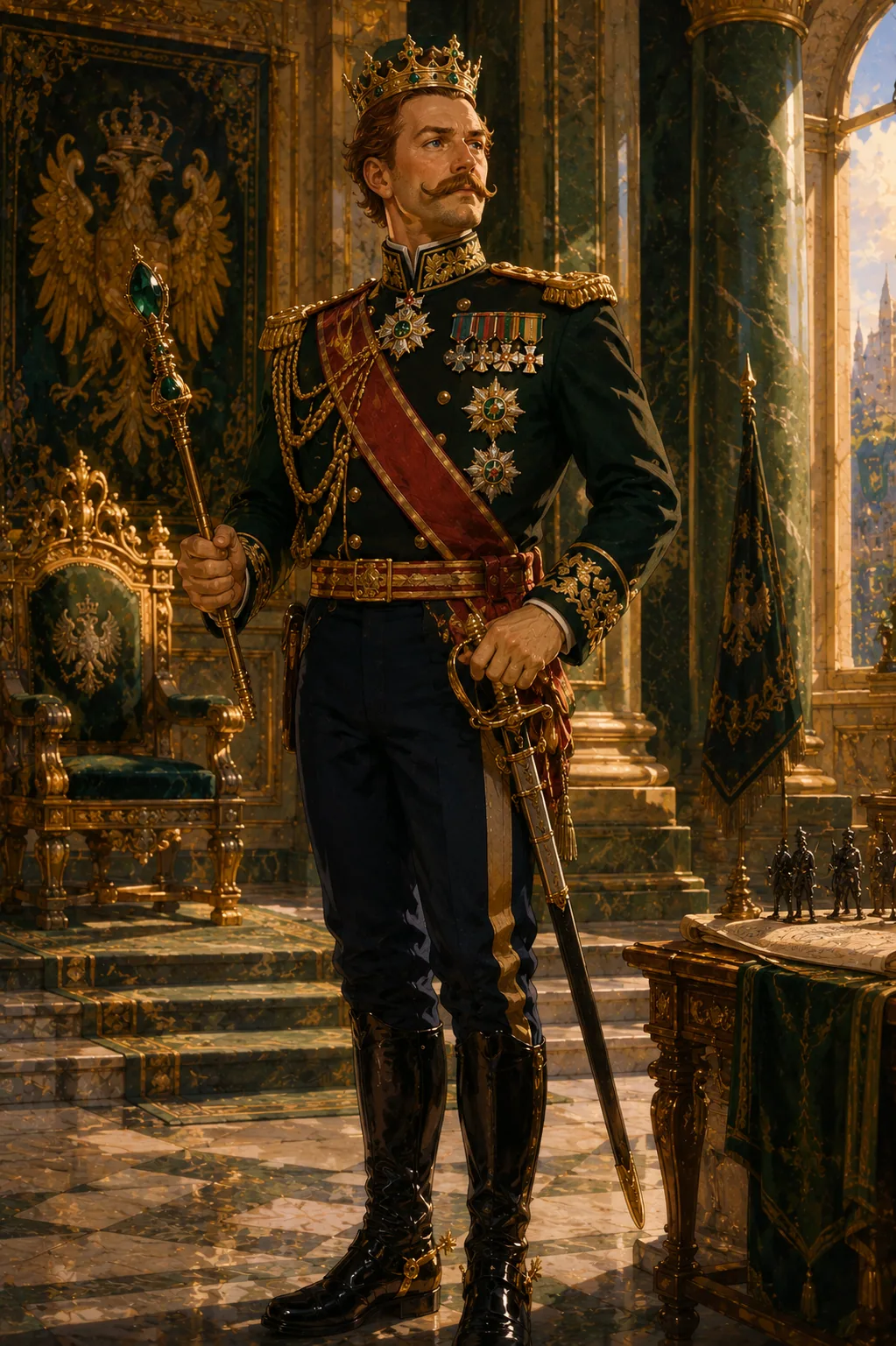 The first foreign king — Matt's neighbour