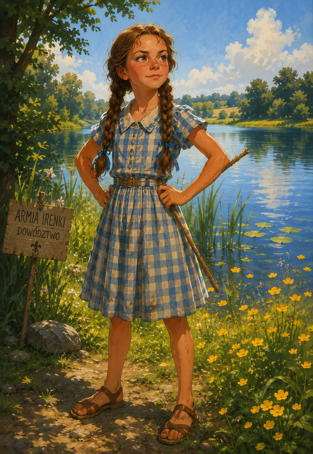 Irene Niemczewska — young cousin, the manor's „little general”