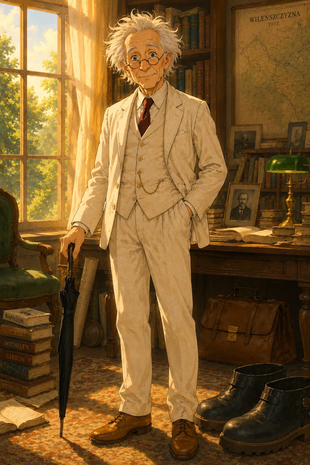 Professor Gąsowski — history teacher devoted to Napoleon